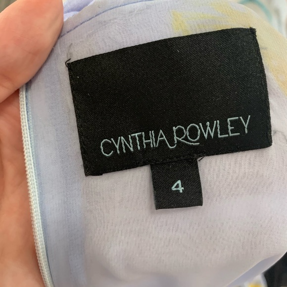 Cynthia Rowley Tayla Floral Mini Ruffle Dress 4 - Picture 14 of 16